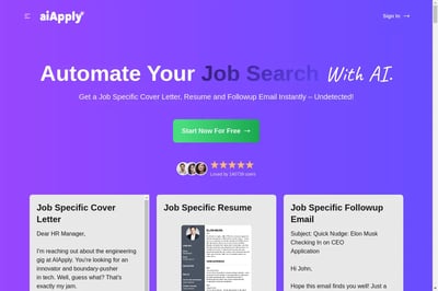 AIApply: AI-Powered Tools for Job Seekers preview